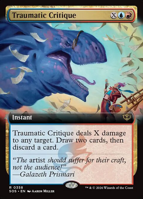 Traumatic Critique #358 from Secrets of Strixhaven