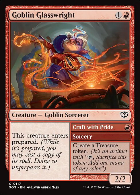 Goblin Glasswright // Craft with Pride #117 from Secrets of Strixhaven