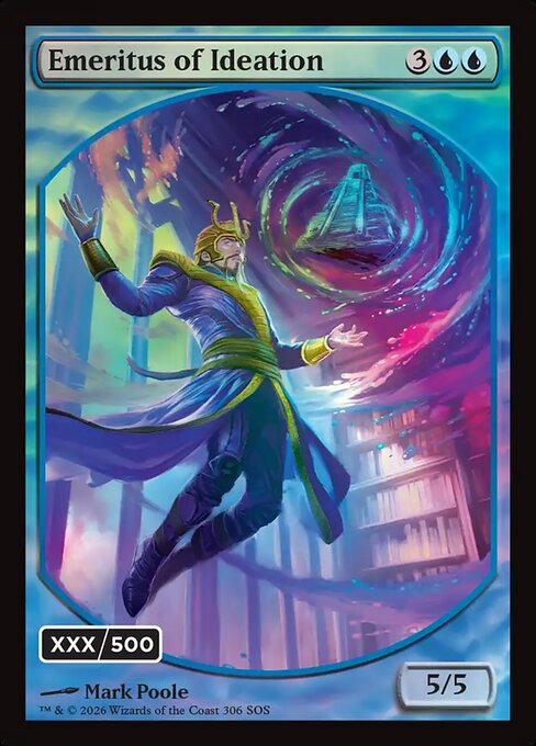 Emeritus of Ideation // Ancestral Recall #306 from Secrets of Strixhaven