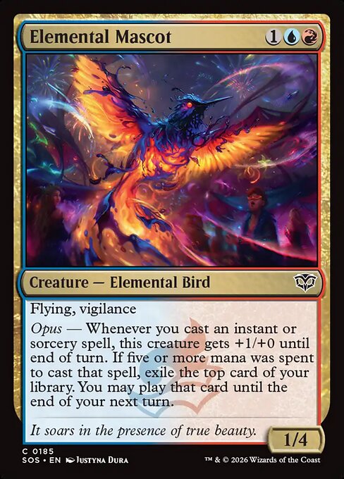 Elemental Mascot #185 from Secrets of Strixhaven