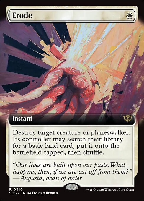 Erode #310 from Secrets of Strixhaven