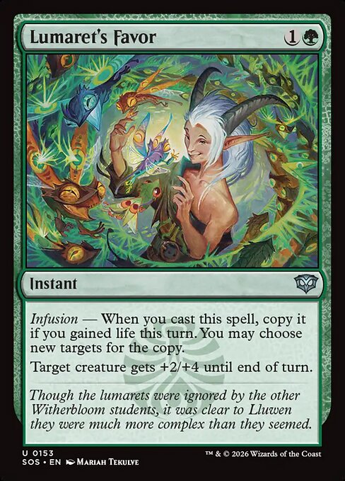 Lumaret's Favor #153 from Secrets of Strixhaven