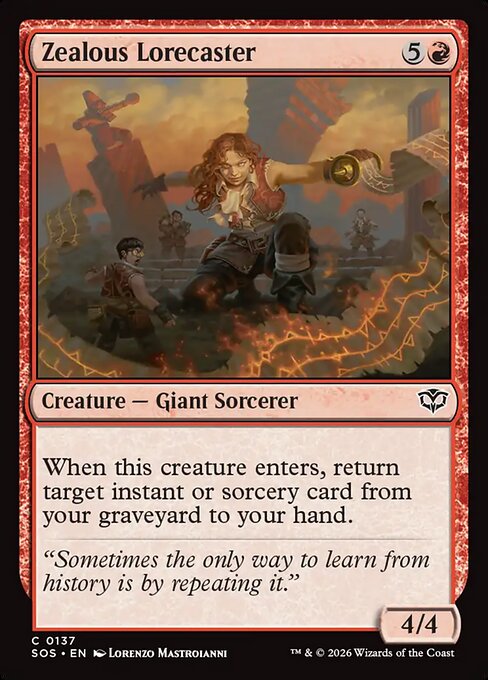 Zealous Lorecaster #137 from Secrets of Strixhaven