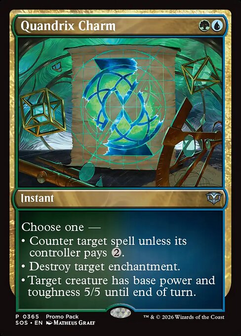 Quandrix Charm #365 from Secrets of Strixhaven