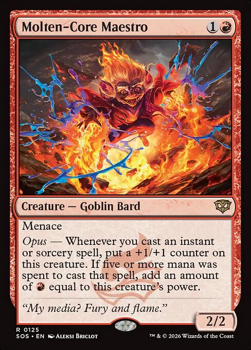 Molten-Core Maestro #125 from Secrets of Strixhaven