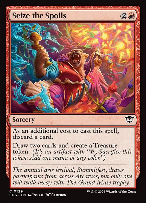 Seize the Spoils #129 from Secrets of Strixhaven