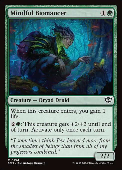 Mindful Biomancer #154 from Secrets of Strixhaven