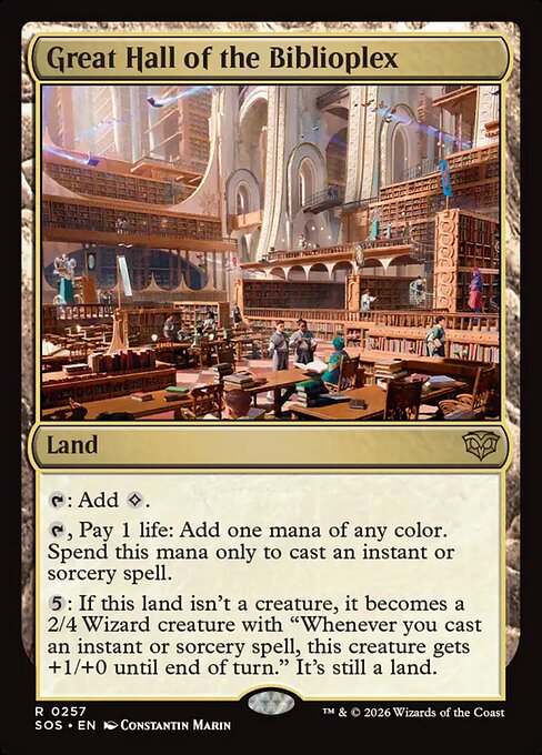 Great Hall of the Biblioplex #257 from Secrets of Strixhaven
