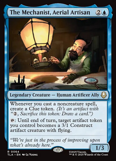 The Mechanist, Aerial Artisan #64 from Avatar: The Last Airbender