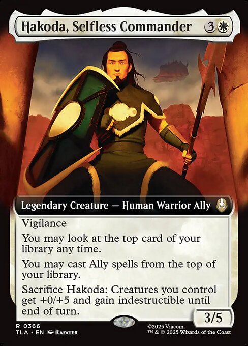 Hakoda, Selfless Commander #366 from Avatar: The Last Airbender