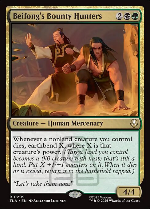 Beifong's Bounty Hunters #209 from Avatar: The Last Airbender
