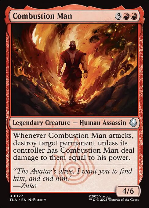 Combustion Man #127 from Avatar: The Last Airbender