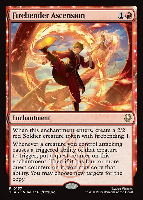 Firebender Ascension #137 from Avatar: The Last Airbender
