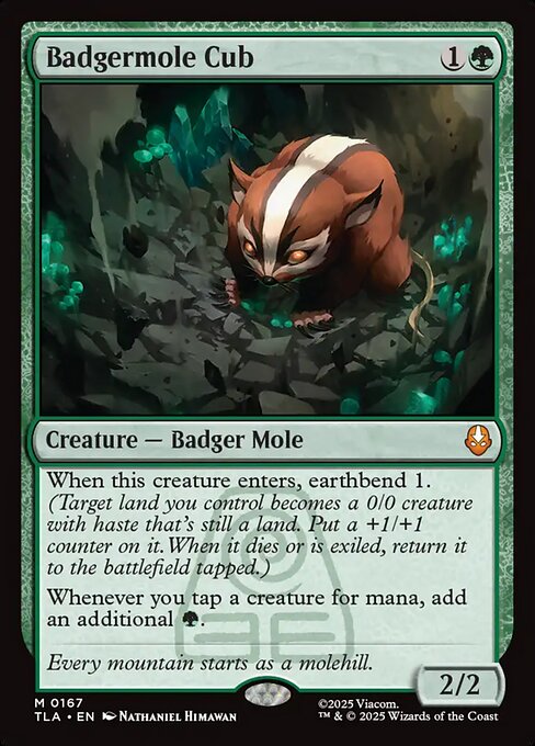 Badgermole Cub #167 from Avatar: The Last Airbender