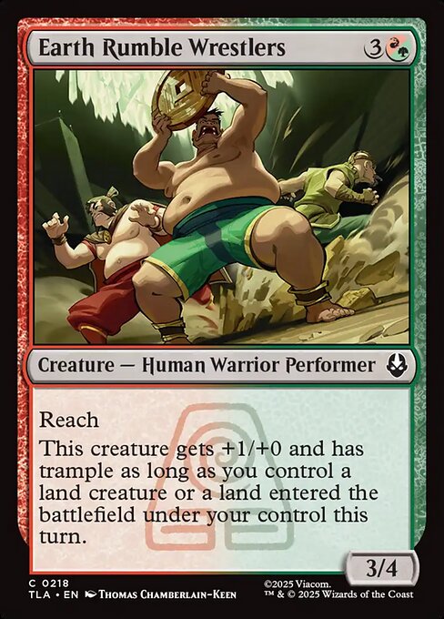 Earth Rumble Wrestlers #218 from Avatar: The Last Airbender
