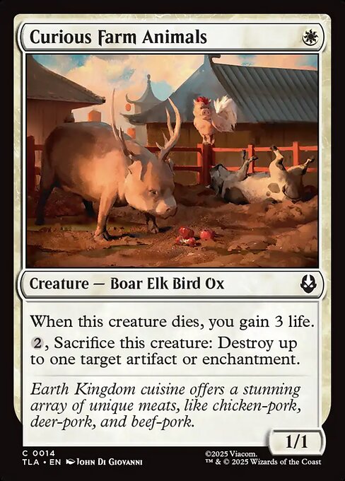 Curious Farm Animals #14 from Avatar: The Last Airbender