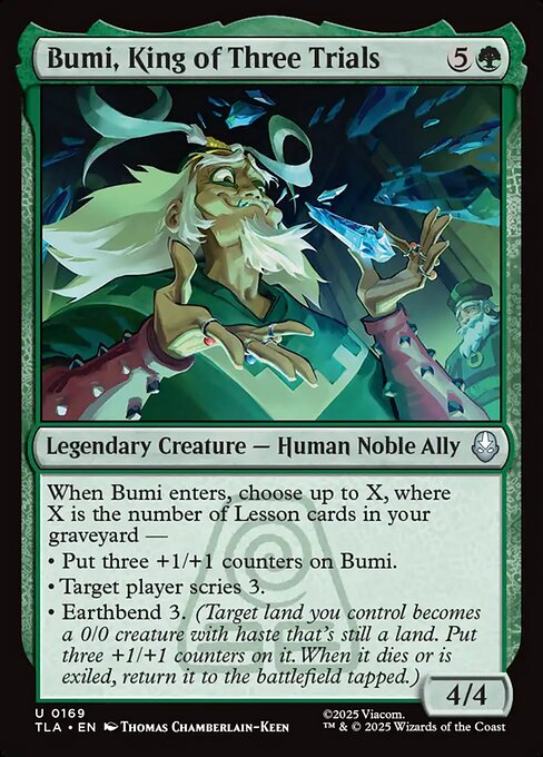 Bumi, King of Three Trials #169 from Avatar: The Last Airbender