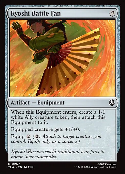 Kyoshi Battle Fan #257 from Avatar: The Last Airbender