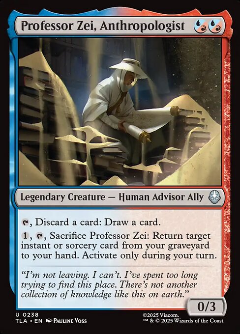 Professor Zei, Anthropologist #238 from Avatar: The Last Airbender