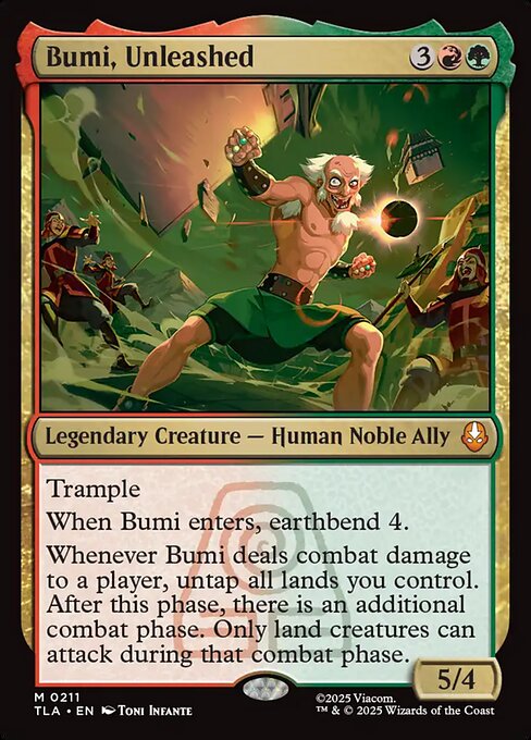 Bumi, Unleashed #211 from Avatar: The Last Airbender