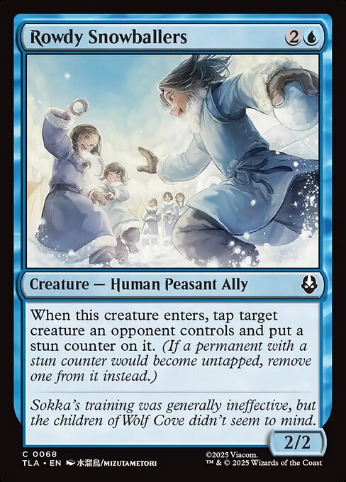 Rowdy Snowballers #68 from Avatar: The Last Airbender