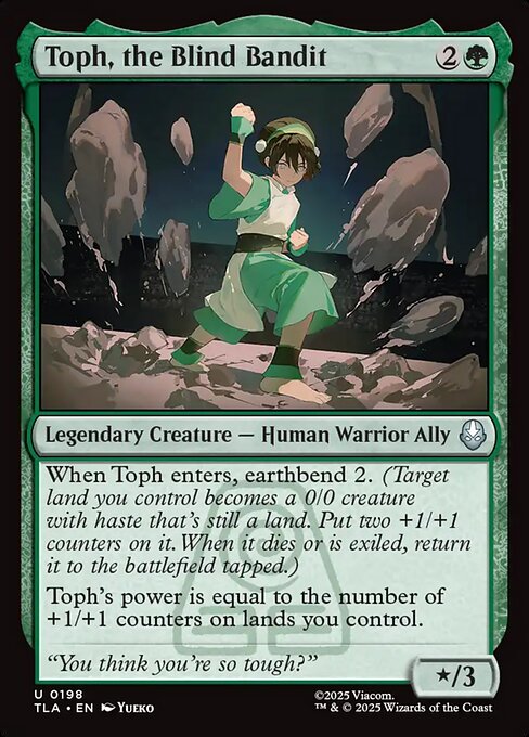 Toph, the Blind Bandit #198 from Avatar: The Last Airbender