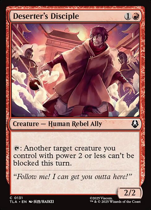 Deserter's Disciple #131 from Avatar: The Last Airbender