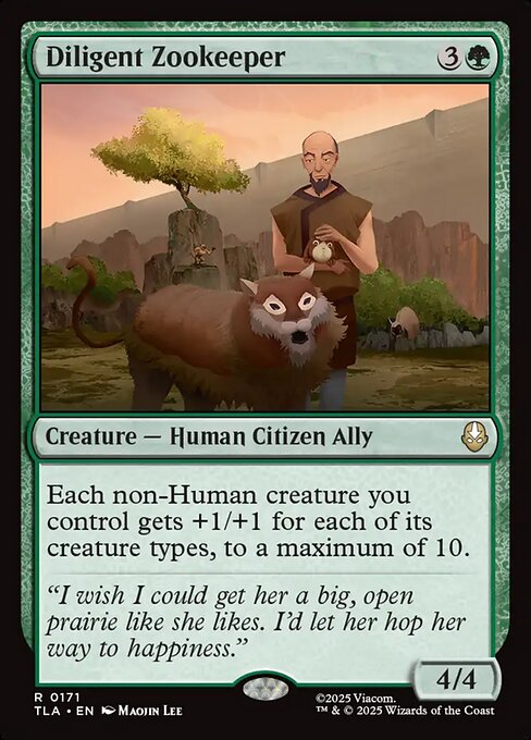 Diligent Zookeeper #171 from Avatar: The Last Airbender