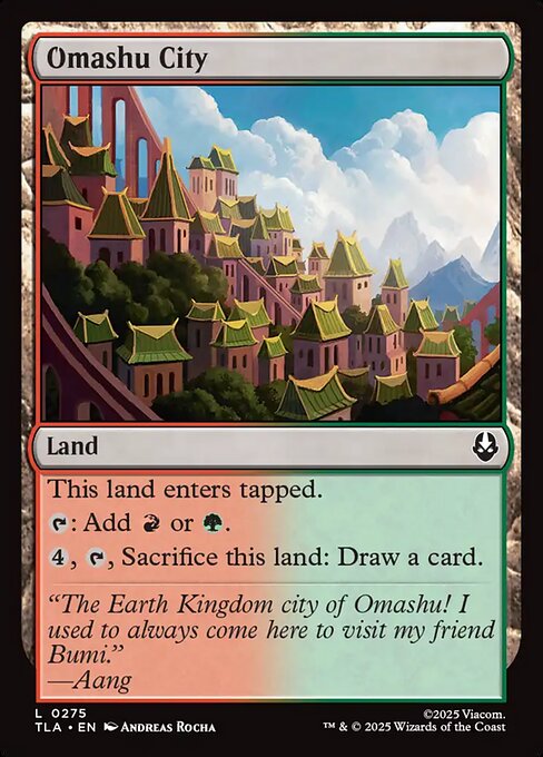 Omashu City #275 from Avatar: The Last Airbender