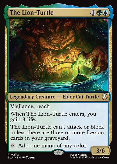 The Lion-Turtle #232 from Avatar: The Last Airbender