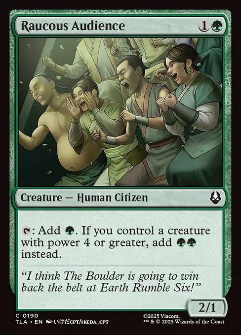 Raucous Audience #190 from Avatar: The Last Airbender
