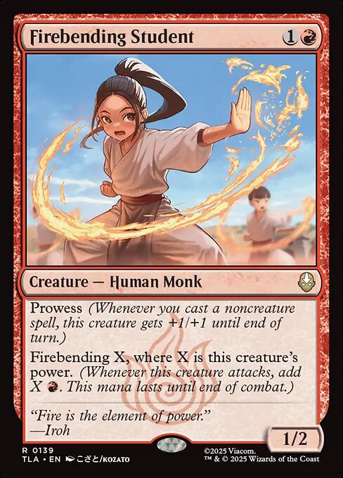 Firebending Student #139 from Avatar: The Last Airbender