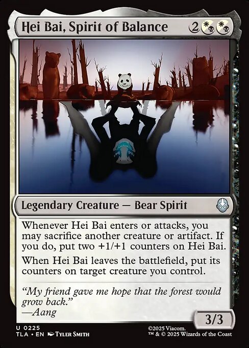 Hei Bai, Spirit of Balance #225 from Avatar: The Last Airbender
