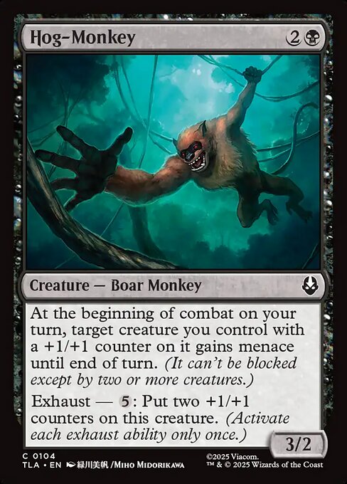 Hog-Monkey #104 from Avatar: The Last Airbender