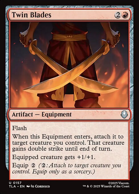 Twin Blades #157 from Avatar: The Last Airbender