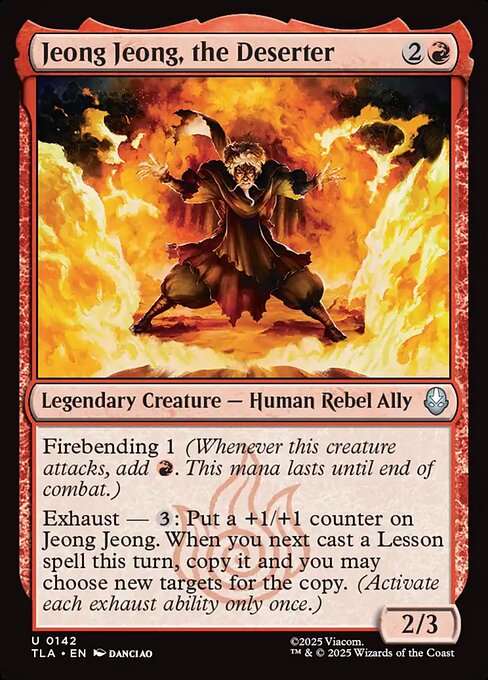 Jeong Jeong, the Deserter #142 from Avatar: The Last Airbender
