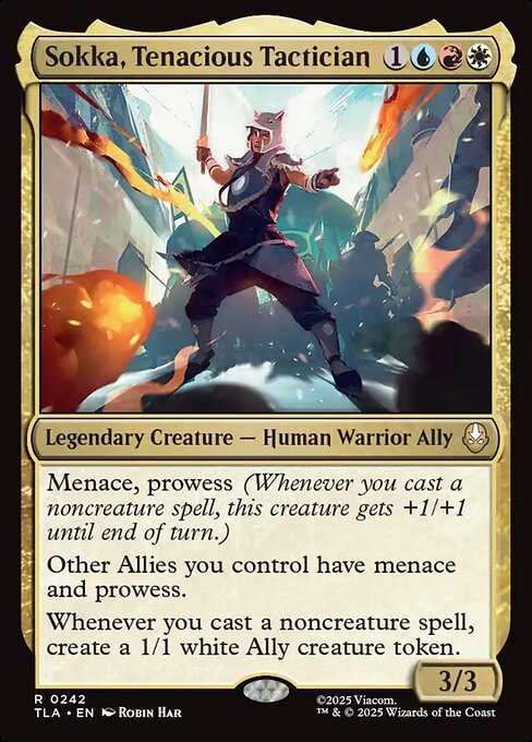 Sokka, Tenacious Tactician #242 from Avatar: The Last Airbender