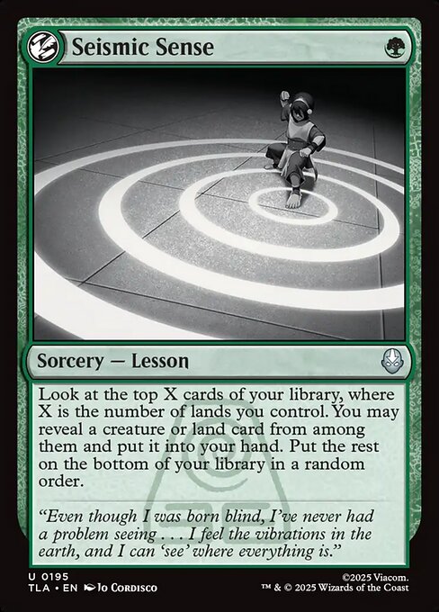 Seismic Sense #195 from Avatar: The Last Airbender