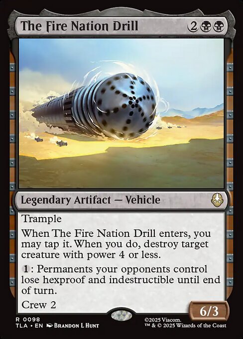 The Fire Nation Drill #98 from Avatar: The Last Airbender