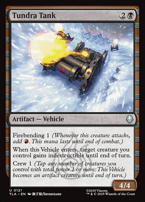 Tundra Tank #121 from Avatar: The Last Airbender