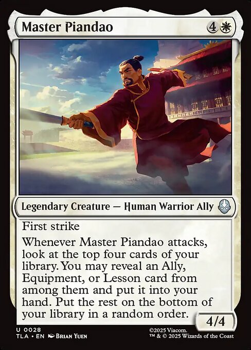 Master Piandao #28 from Avatar: The Last Airbender