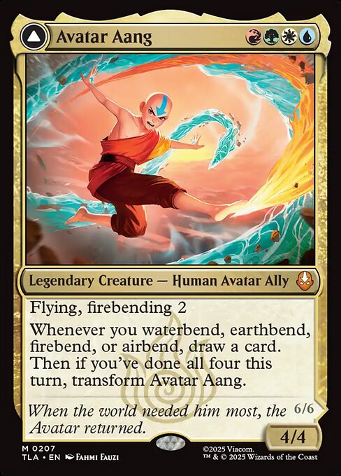Avatar Aang // Aang, Master of Elements #207 from Avatar: The Last Airbender