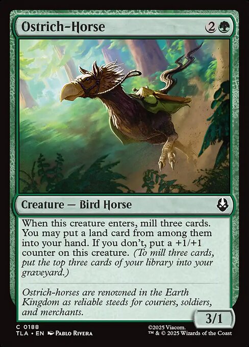 Ostrich-Horse #188 from Avatar: The Last Airbender