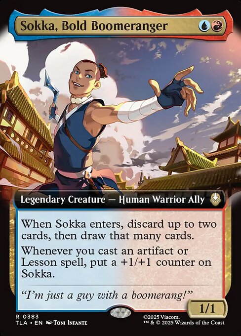 Sokka, Bold Boomeranger #383 from Avatar: The Last Airbender