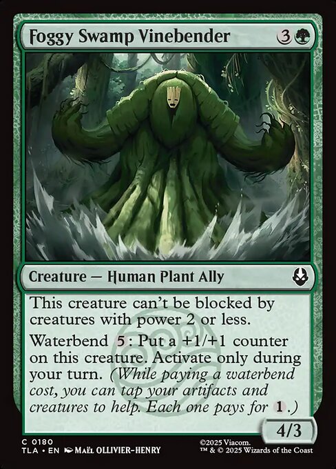 Foggy Swamp Vinebender #180 from Avatar: The Last Airbender