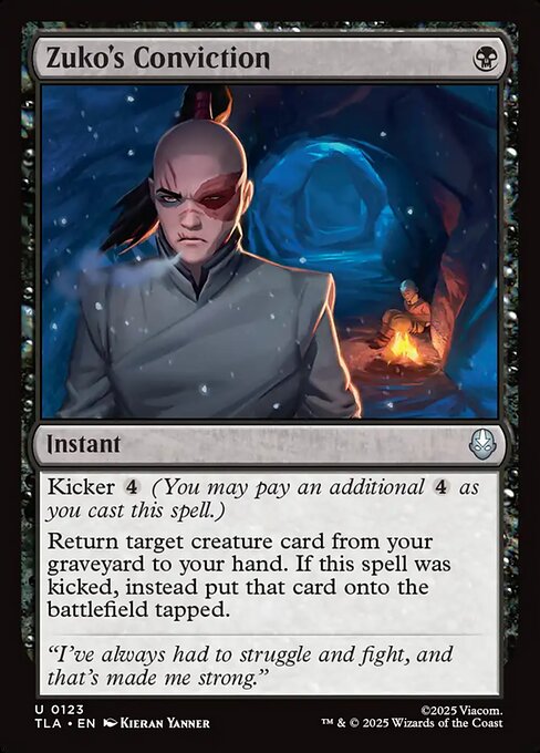 Zuko's Conviction #123 from Avatar: The Last Airbender