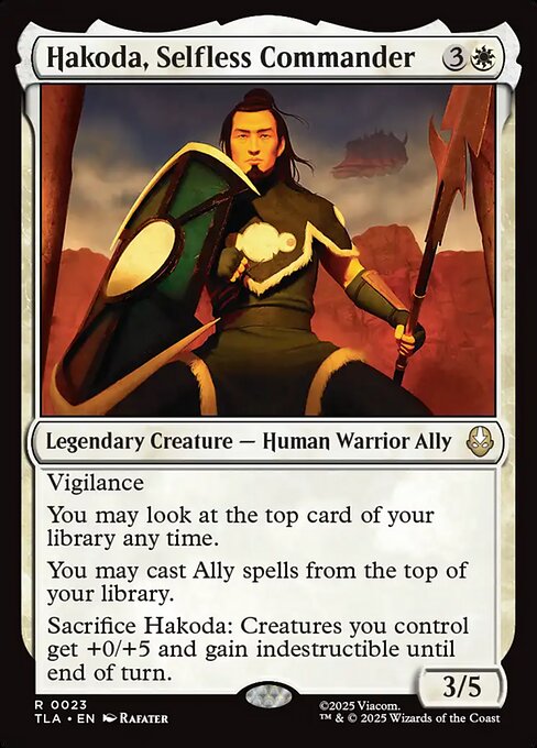Hakoda, Selfless Commander #23 from Avatar: The Last Airbender