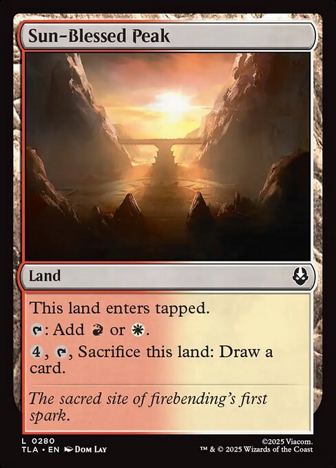 Sun-Blessed Peak #280 from Avatar: The Last Airbender