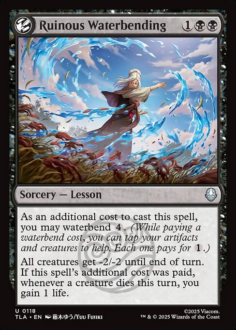 Ruinous Waterbending #118 from Avatar: The Last Airbender