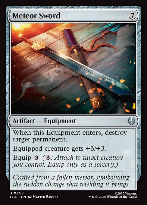 Meteor Sword #258 from Avatar: The Last Airbender